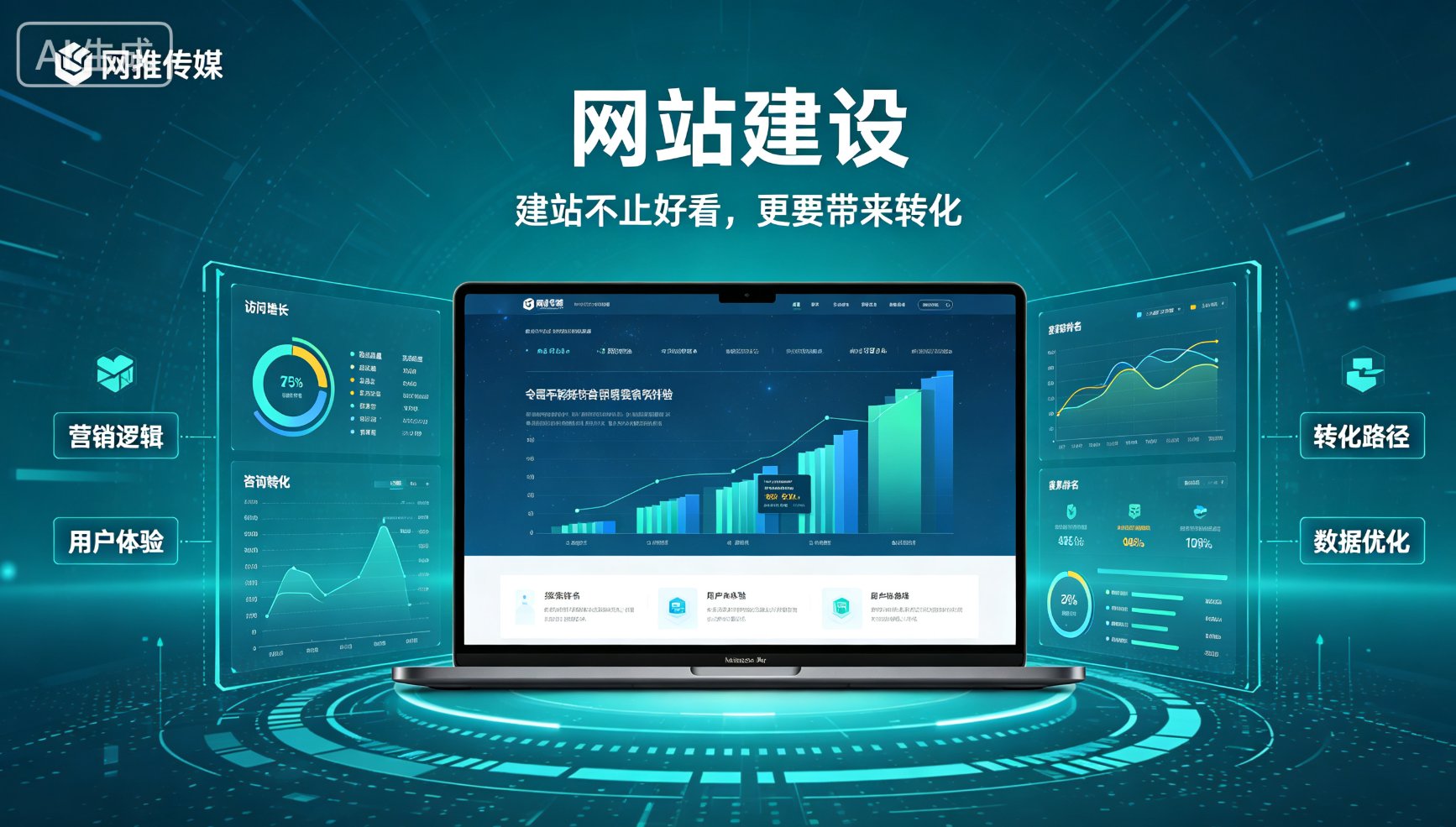 网推传媒网站建设项目宣传图